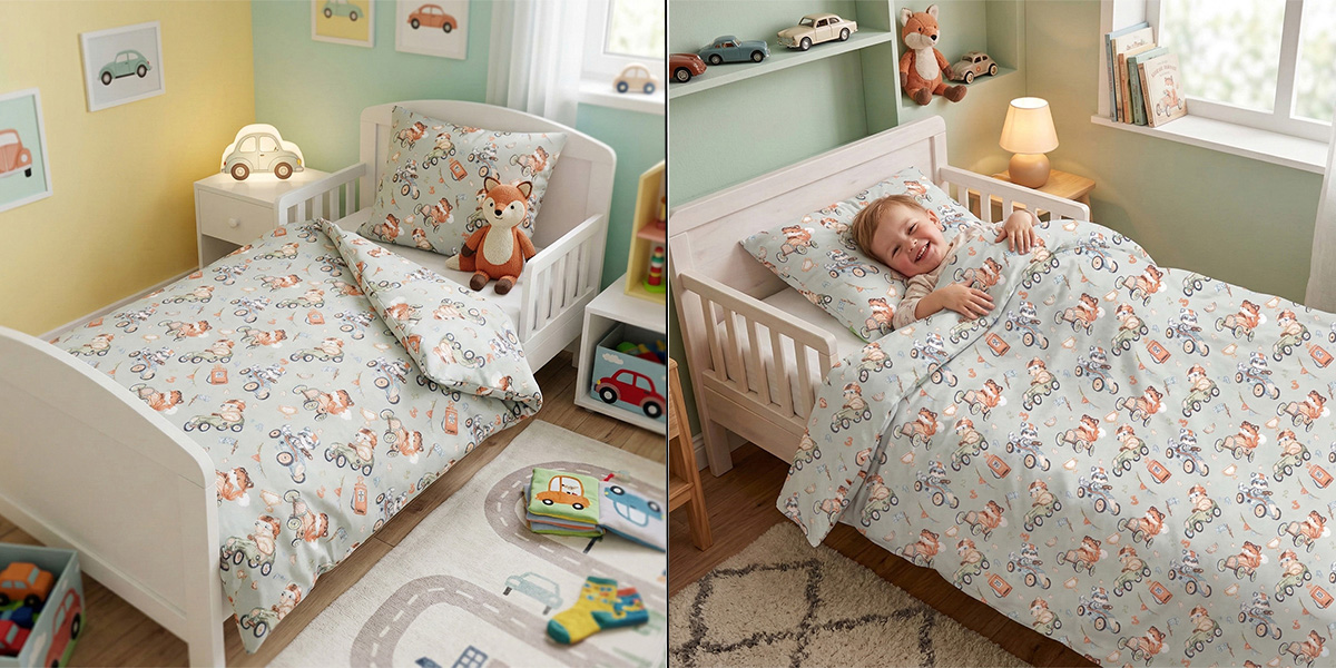 Pościel zwierzęta w autach